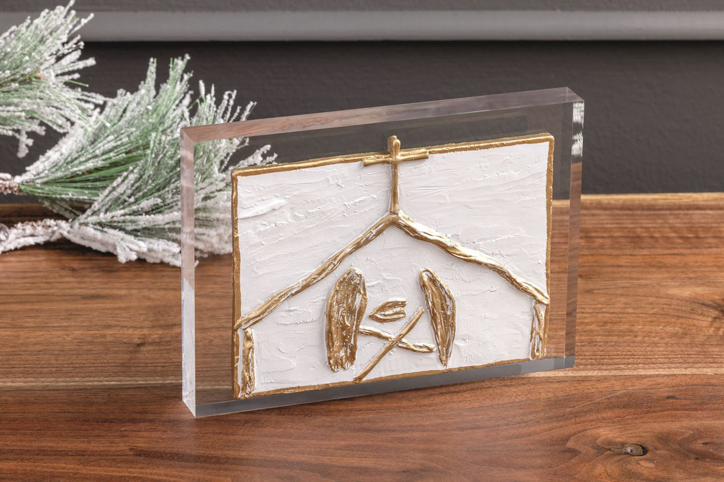 Mud Pie Nativity Acrylic Plaque