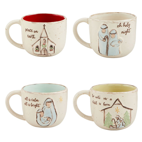 Mud Pie Nativity Mugs