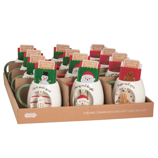 Mud Pie Charm Mug Gift Card Set