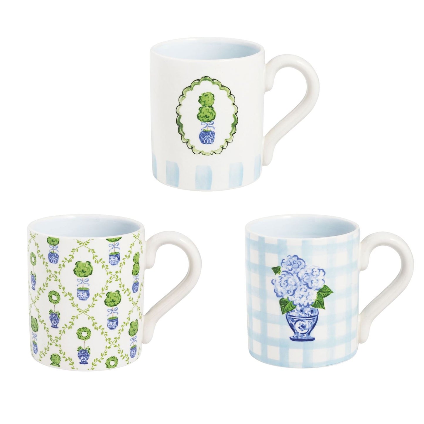 Mud Pie Topiary Mugs