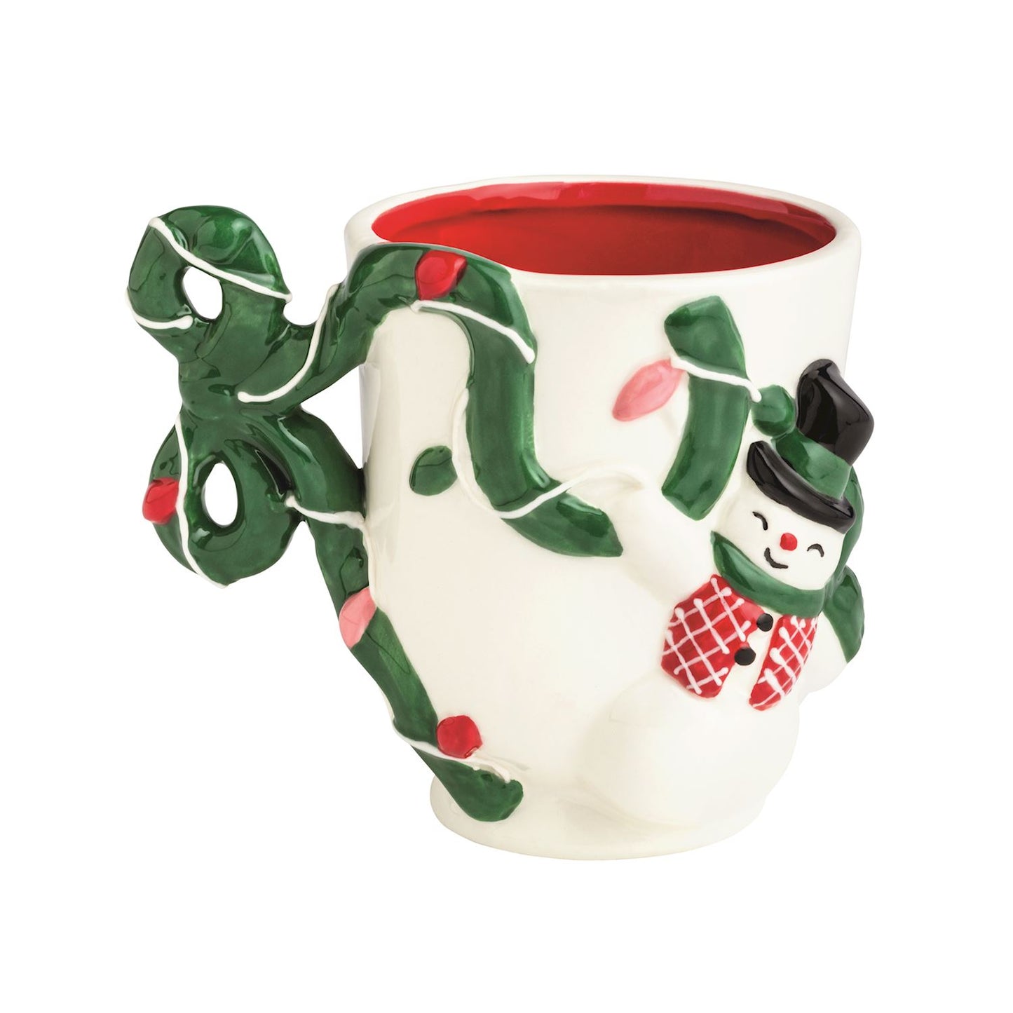 Mud Pie Bow Christmas Mug