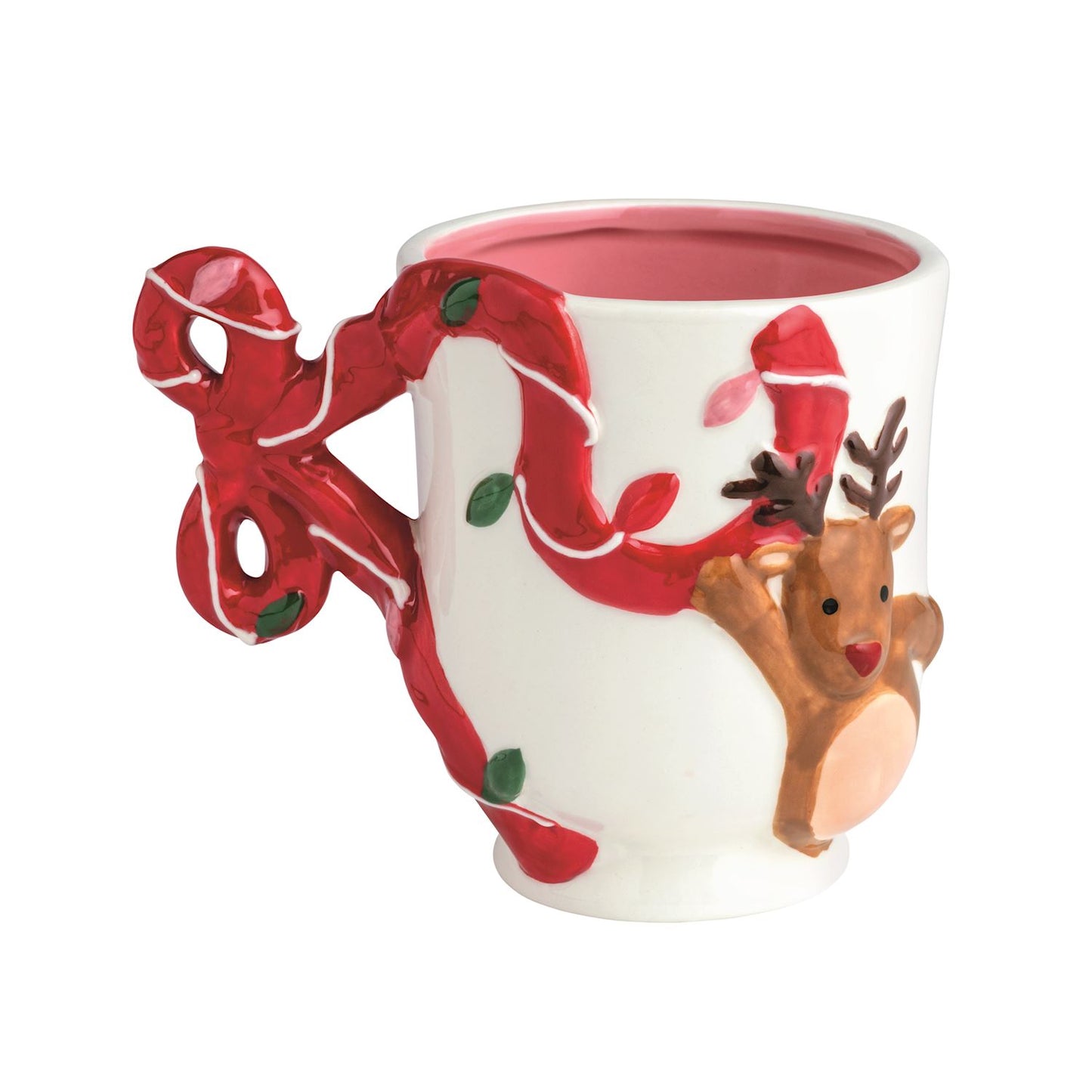 Mud Pie Bow Christmas Mug
