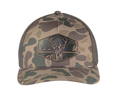 Buck Old School Camo Trucker Hat