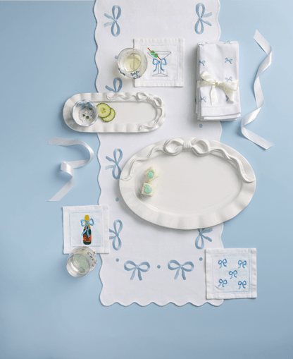 Mud Pie Bow Tray & Dip Set