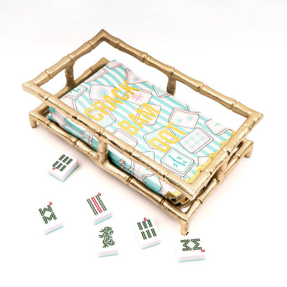 Mahjong Stripe Paper Guest Towel Pack