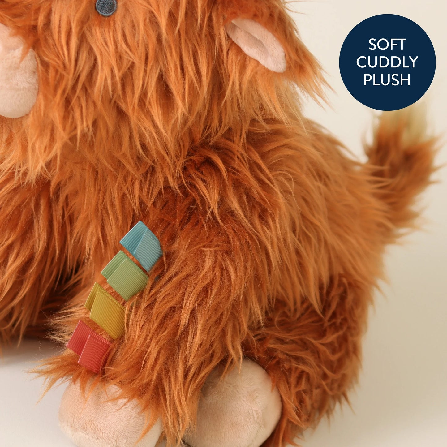 Itzy Ritzy Sweet Snuggles Plush - Wyatt the Highland Cow