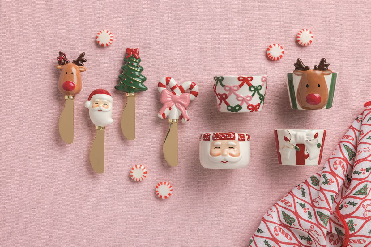 Mud Pie Whimsy Christmas Spreaders