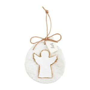 Mud Pie Glitter Paper Pulp Ornament