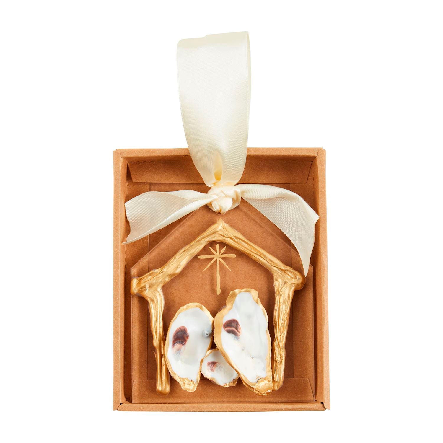 Mud Pie Oyster Nativity Ornament