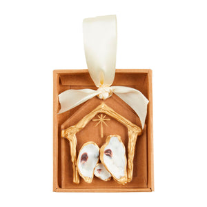 Mud Pie Oyster Nativity Ornament