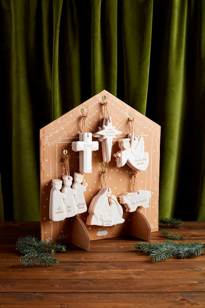 Mud Pie Nativity Ornaments