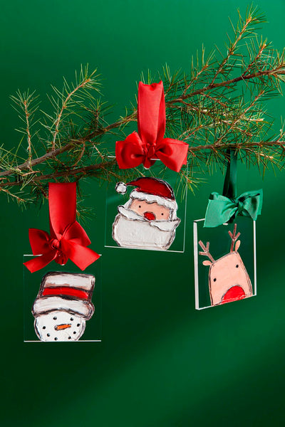 Mud Pie Farm Christmas Acrylic Ornaments