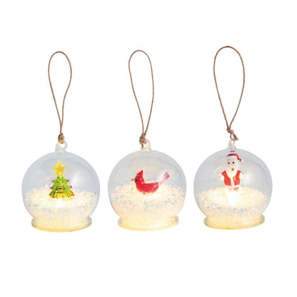 Cardinal Light-Up Ball Ornament