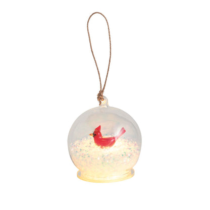 Cardinal Light-Up Ball Ornament