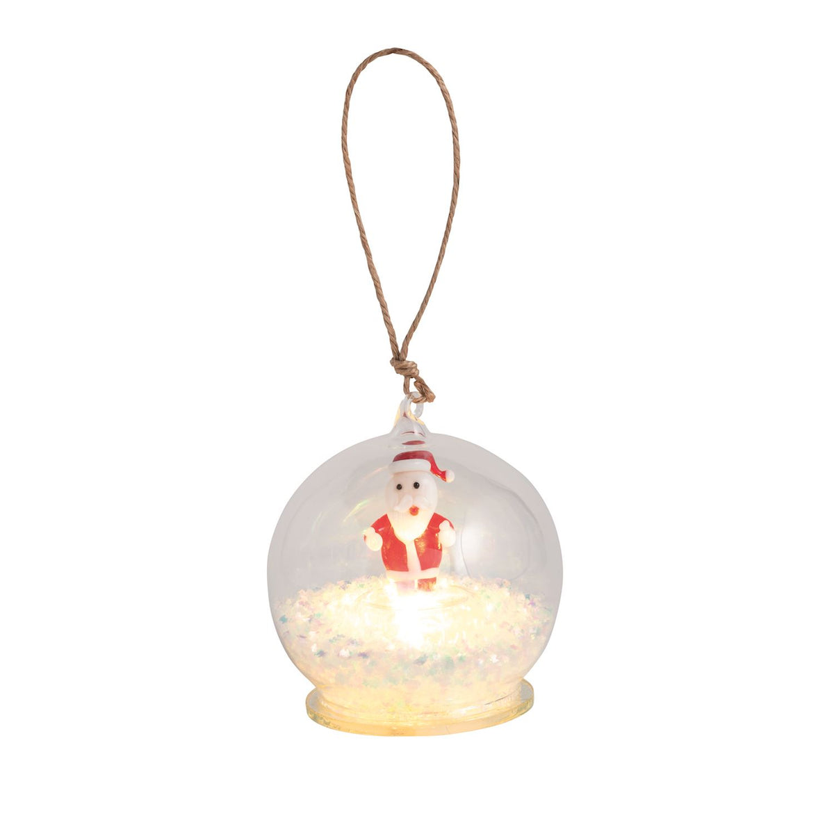 Cardinal Light-Up Ball Ornament