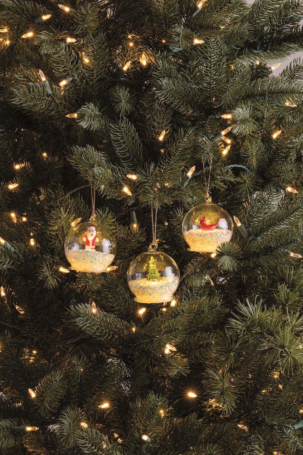 Cardinal Light-Up Ball Ornament