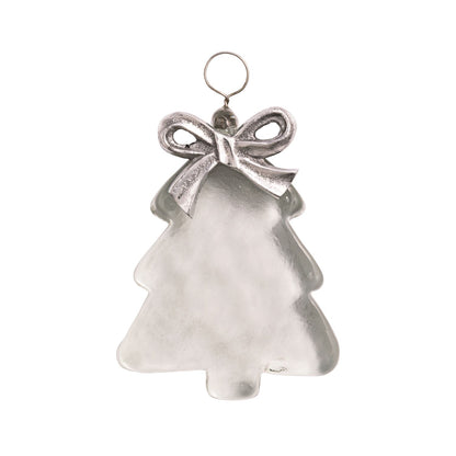 Mud Pie Metal Heart Glass Ornaments