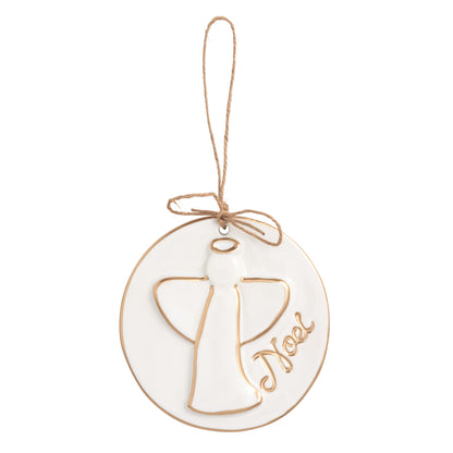 Mud Pie Gold Disc Ornaments