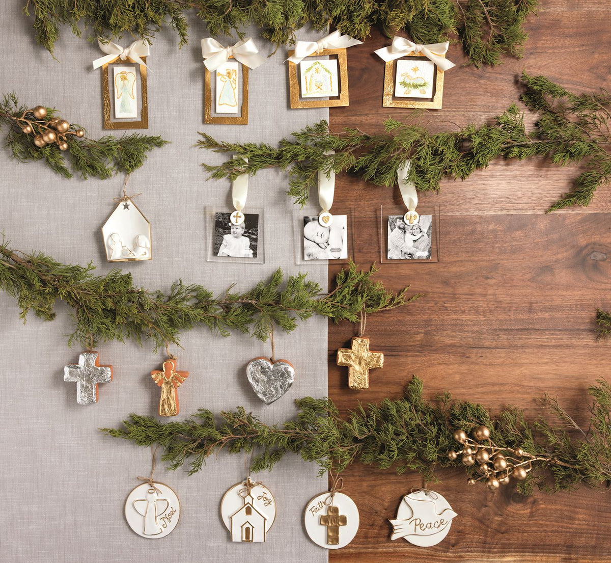 Mud Pie Ceramic Nativity Ornament