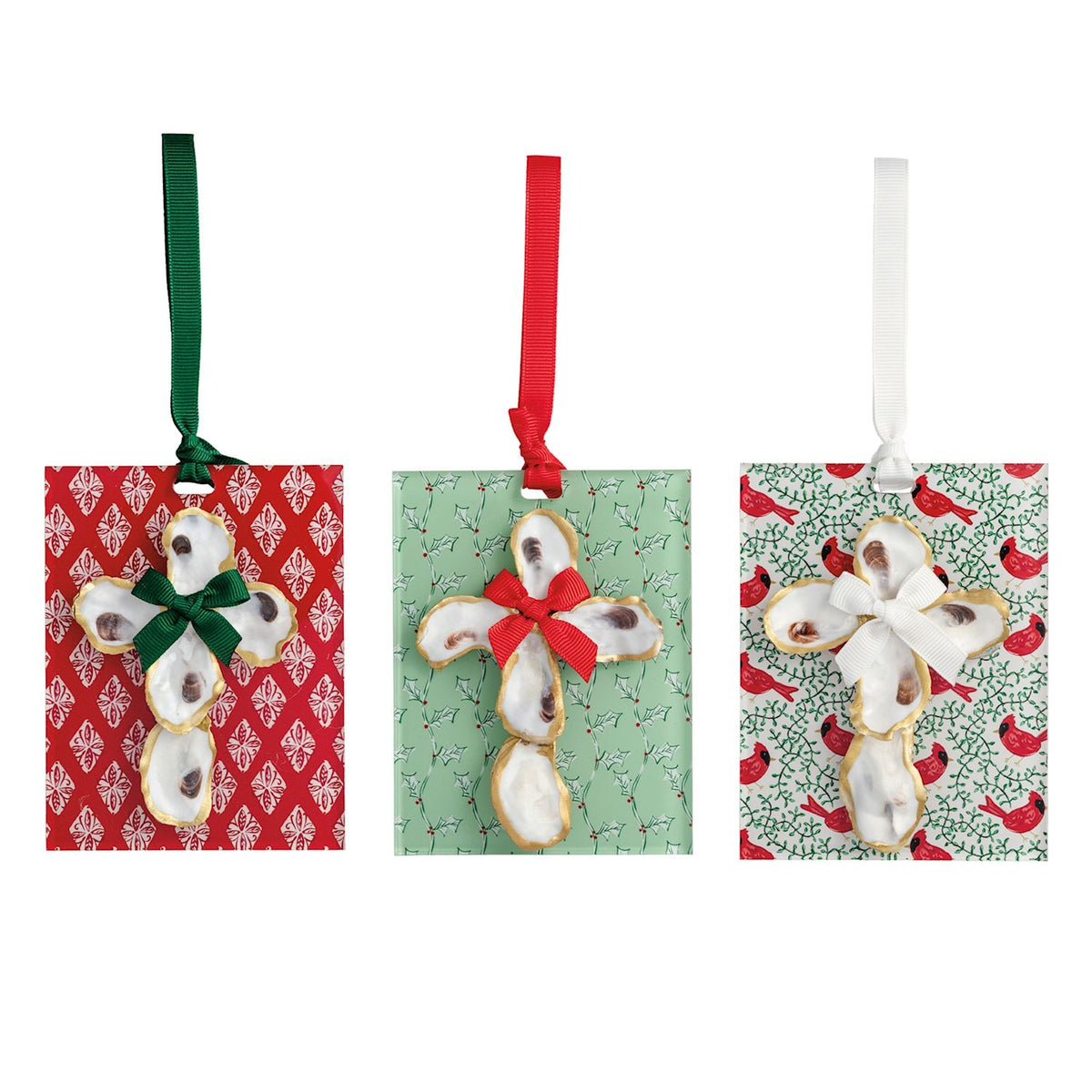 Mud Pie Acrylic Oyster Ornaments