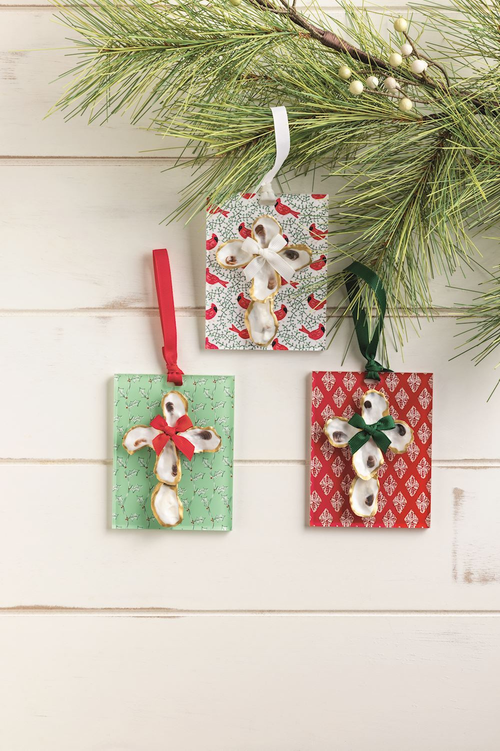 Mud Pie Acrylic Oyster Ornaments