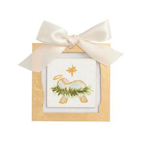 Mud Pie Gold Painted Acrylic Ornaments