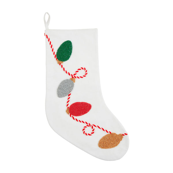 Mud Pie Beaded Christmas Stockings