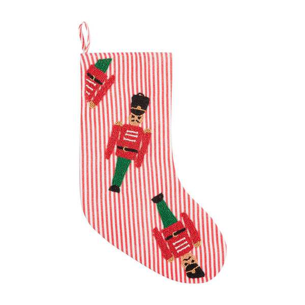 Mud Pie Beaded Christmas Stockings