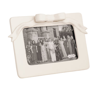 Mud Pie Bow Ceramic Frame