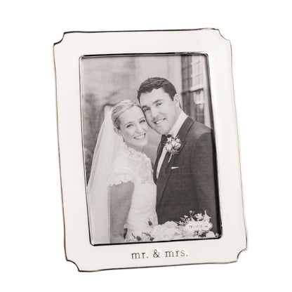 Mud Pie Mr. & Mrs. Enamel Frame