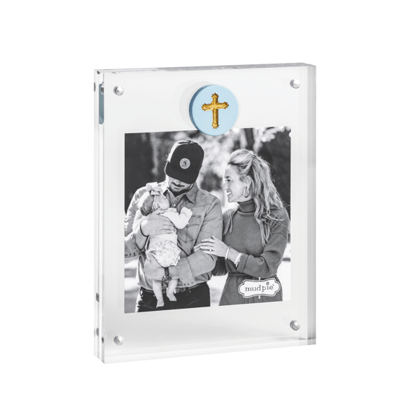 Mud Pie Cross Icon Acrylic Frame