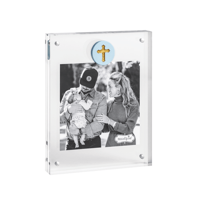 Mud Pie Cross Icon Acrylic Frame
