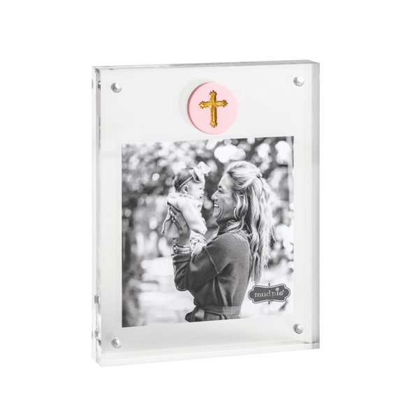 Mud Pie Cross Icon Acrylic Frame
