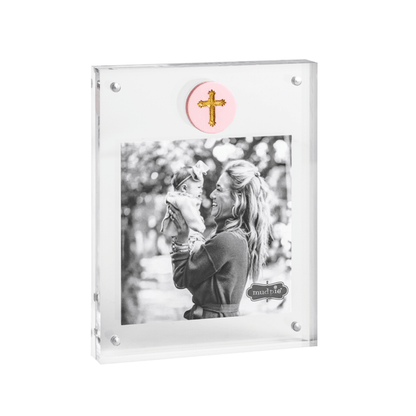 Mud Pie Cross Icon Acrylic Frame