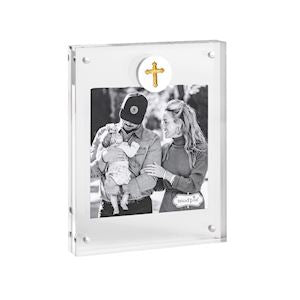 Mud Pie Cross Icon Acrylic Frame