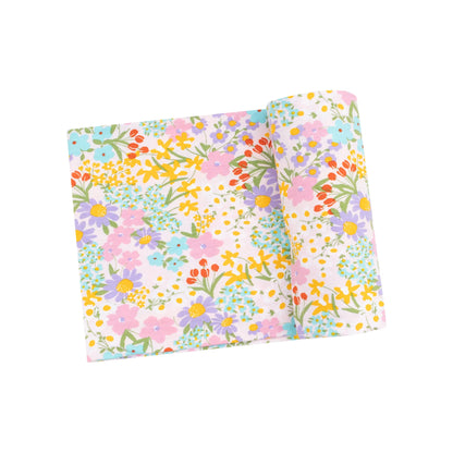 Angel Dear Amelia Floral Swaddle Blanket