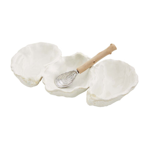 Mud Pie Oyster Triple Dip Set