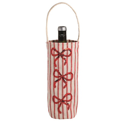 Mud Pie Sequin Wine Bag