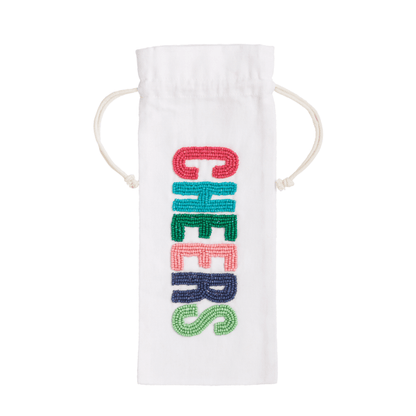 Mud Pie Beaded Birthday Wine Bags