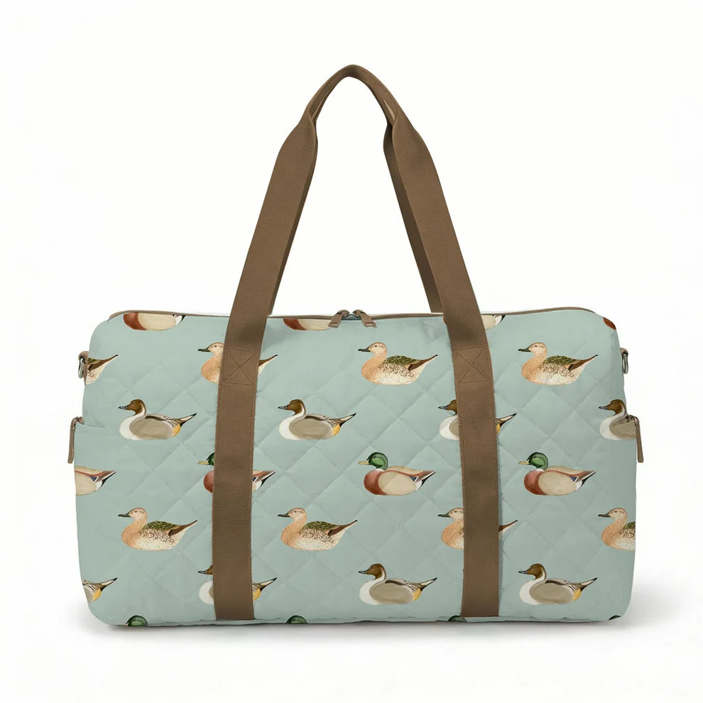 Hamner Hill Vintage Ducks Quilted Duffle Bag