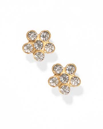 Lyla Clear Screwback Stud Earrings