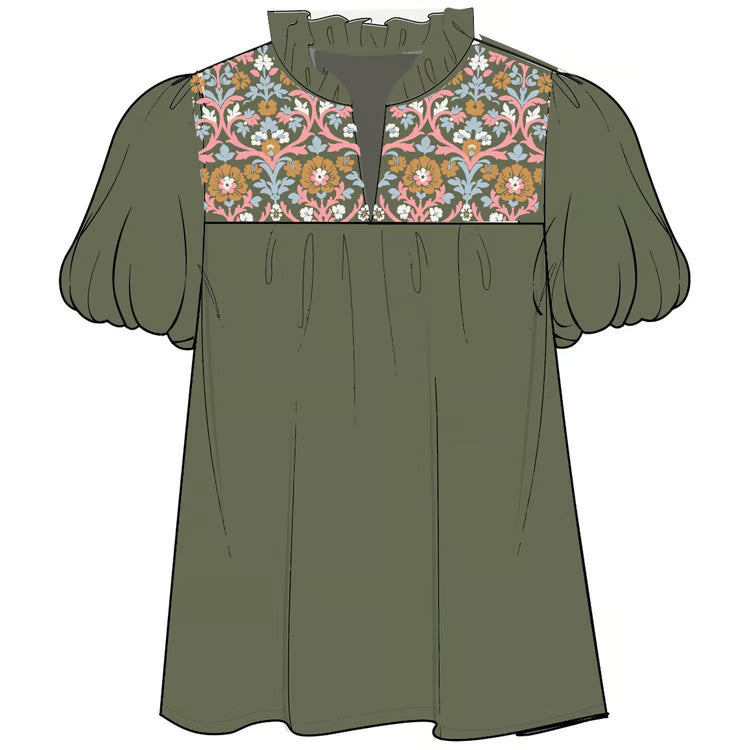 Olive Green Makayla Top