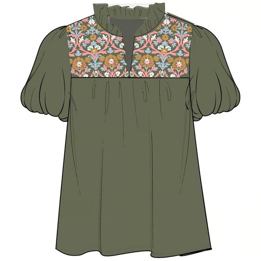 Olive Green Makayla Top
