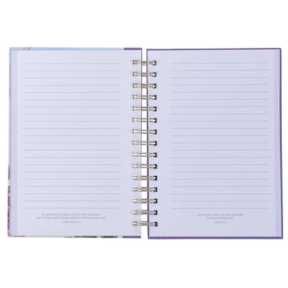 Purple Strength and Dignity Prov. 31:25 Spiral Journal
