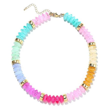 Natural Stone Beaded Necklace