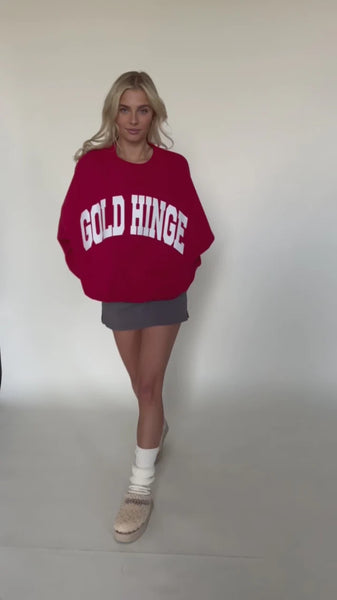 Gold Hinge Ruby Wide Arm Sweatshirt