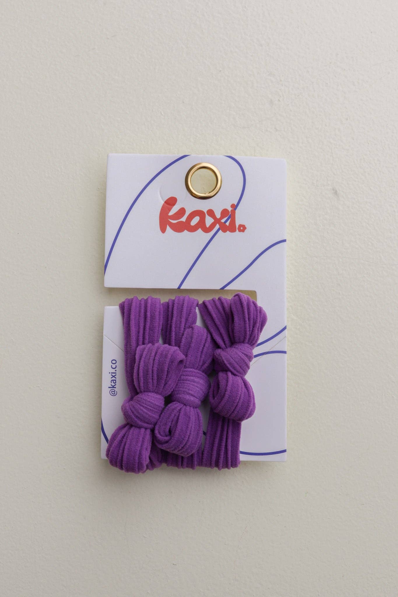 Kaxi Nylon Bow Slick Back Hair Ties