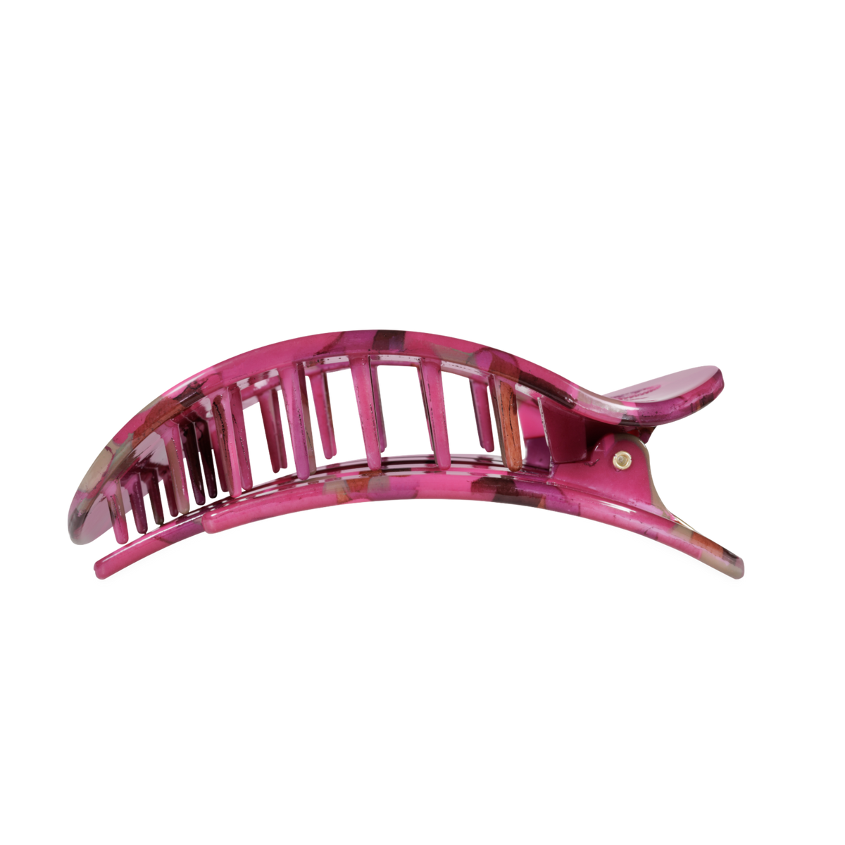 Round Flat TELETIE Clip | Large | Garden Glam