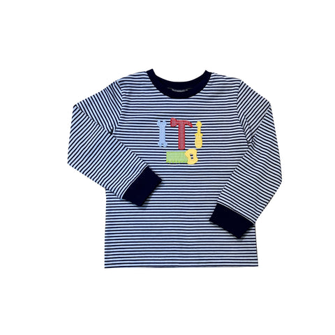 Boys Striped Tools T-Shirt