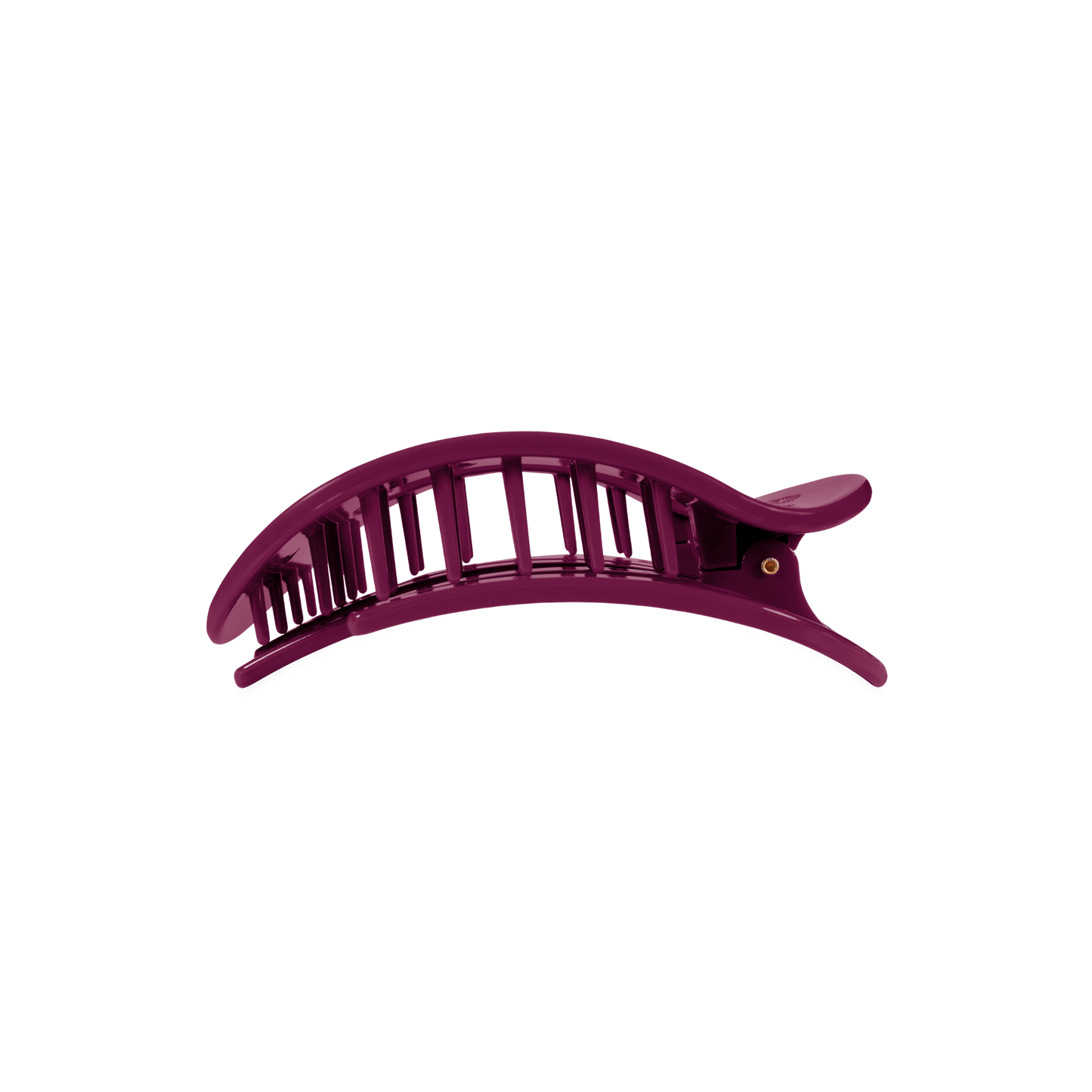Round Flat TELETIE Clip | Medium | Mulberry